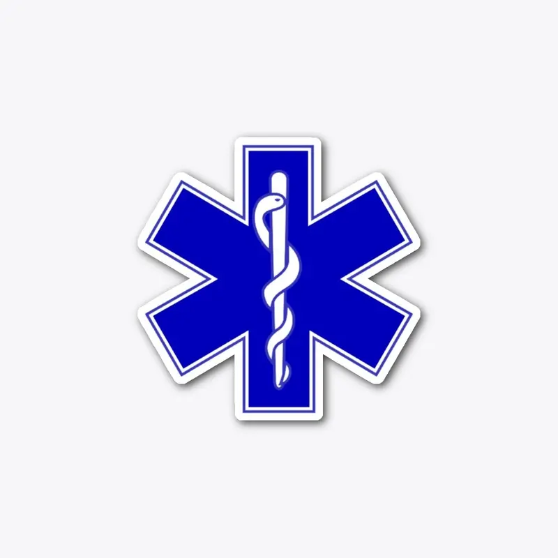 Star of Life Die Cut Sticker